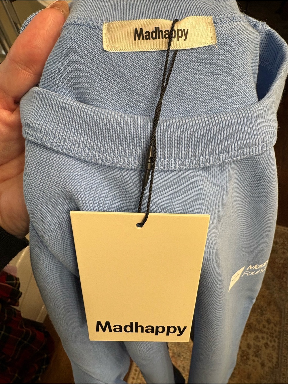 New! Madhappy Light Blue Foundation Logo Tee - Picture 7 of 7